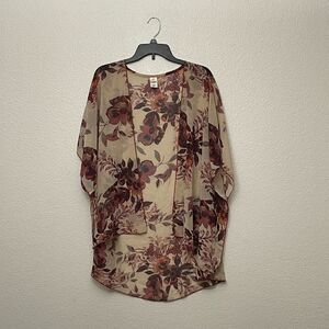 I Joah Sheer Kimono Size Small